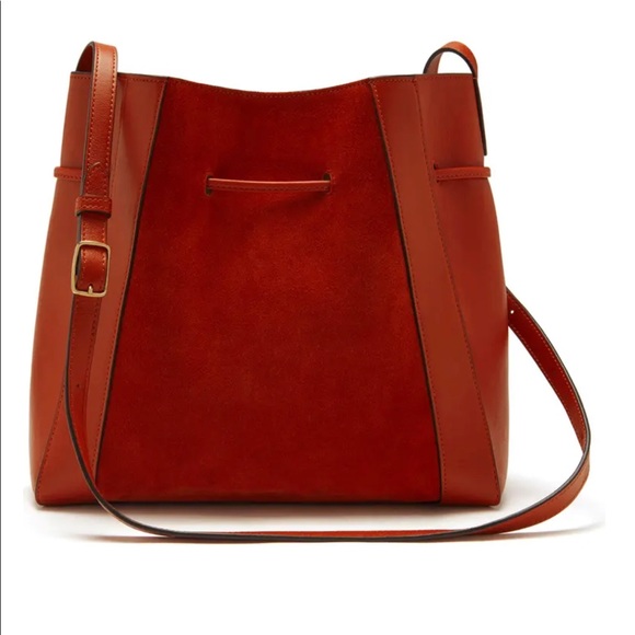 Mulberry Small Millie in Rust Suede & Silky Calf with pouch - Picture 2 of 9